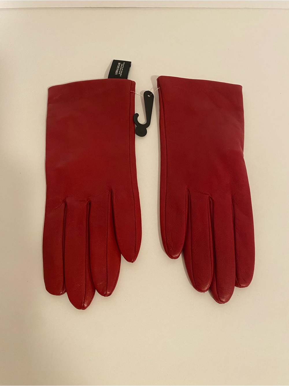 NWT Lord & Taylor Leather Gloves Size 7 1/2